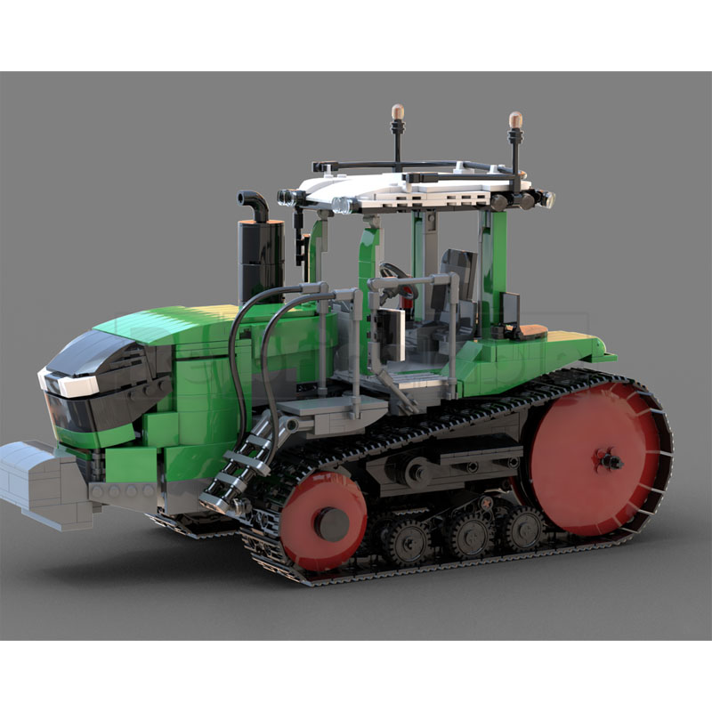 Urban Farming Model - MOC-260781 Urban Farm Agricultural Tractor Building