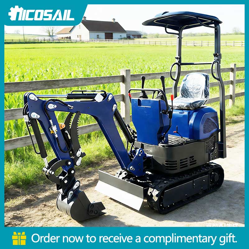 Compact 1t Mini Excavator Mult - огляд і ціна Urban Farming In China