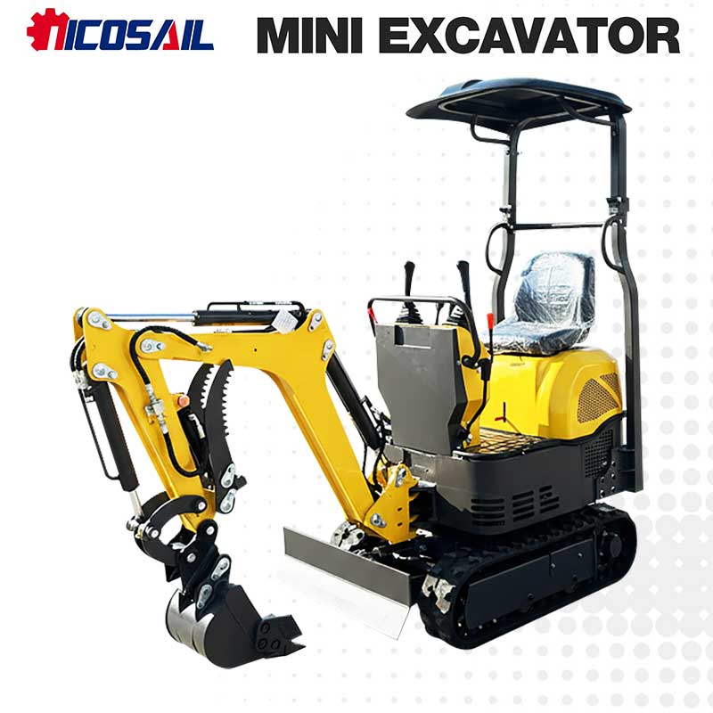 Compact 1t Mini Excavator Mult - огляд і ціна Urban Farming In China